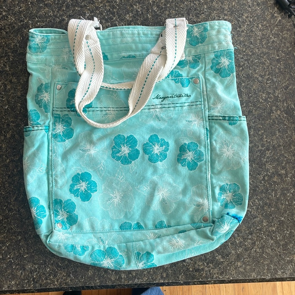 Margaritaville Hibiscus Pattern Bag.